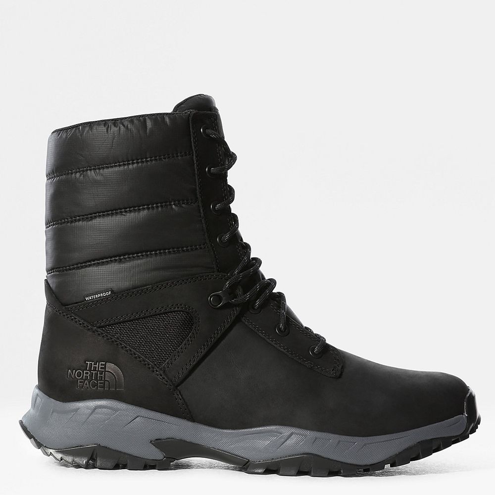 The North Face Boots Mens Australia - The North Face Thermoball™ Zip-Up Black / Grey (EIT-926748)